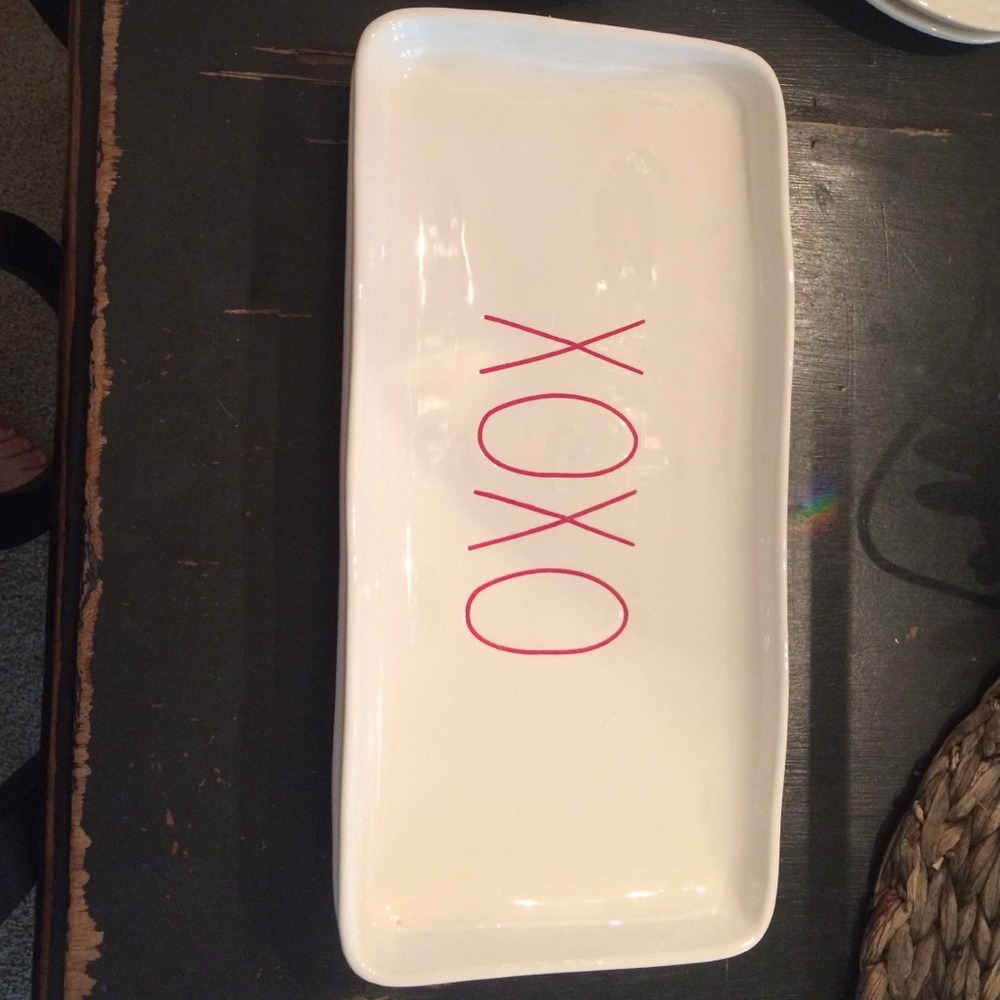 Rae Dunn xoxo platter.  Trade or sell
