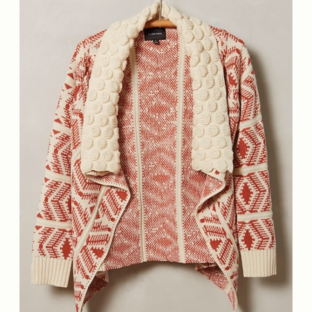 *RARE* Anthropolgie Maple Trail Cardigan