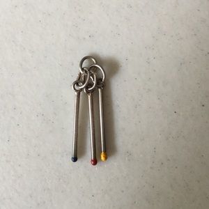 Vintage Match Stick Charm