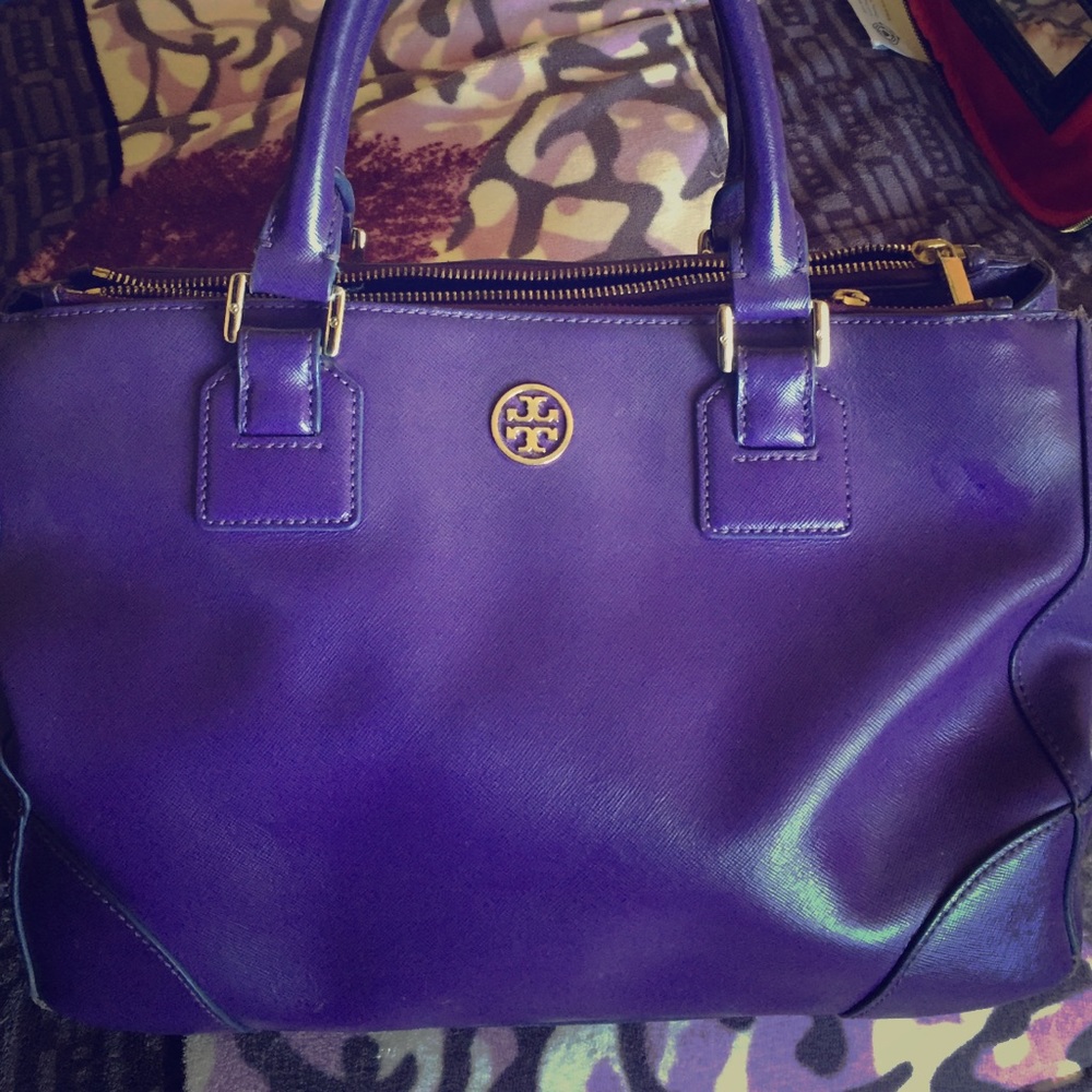 Tory Burch purple bag