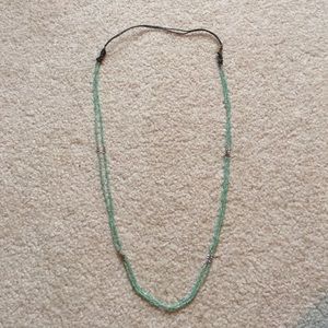 Turquoise bead necklace