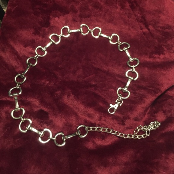 SOLD👏 on eBay--Silver Tone Metal Horse-bit Belt. - Picture 1 of 4