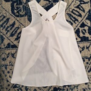 Open slit back Asos dressy tank top