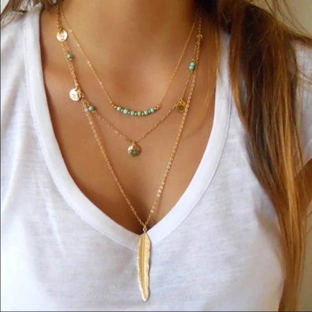 Long Layered Necklace