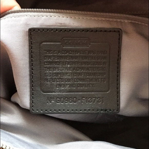 Coach Black Leather Lg Soho Bag - Picture 3 of 4