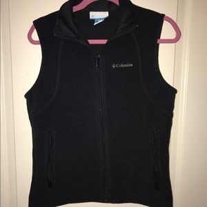 Columbia black vest size small