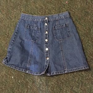 Denim skirt