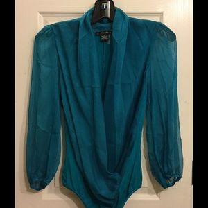 Caribbean Queen Bodysuit Teal