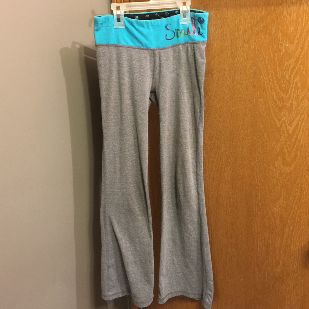 SO Girls Yoga Pants "Smile" - Sz 7/8