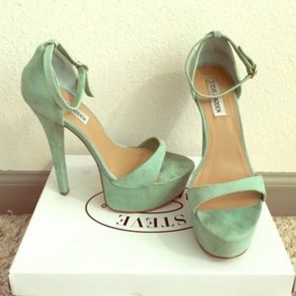 Steve Madden Shoes - Mint Green Steve Madden 'Hiway' Heels