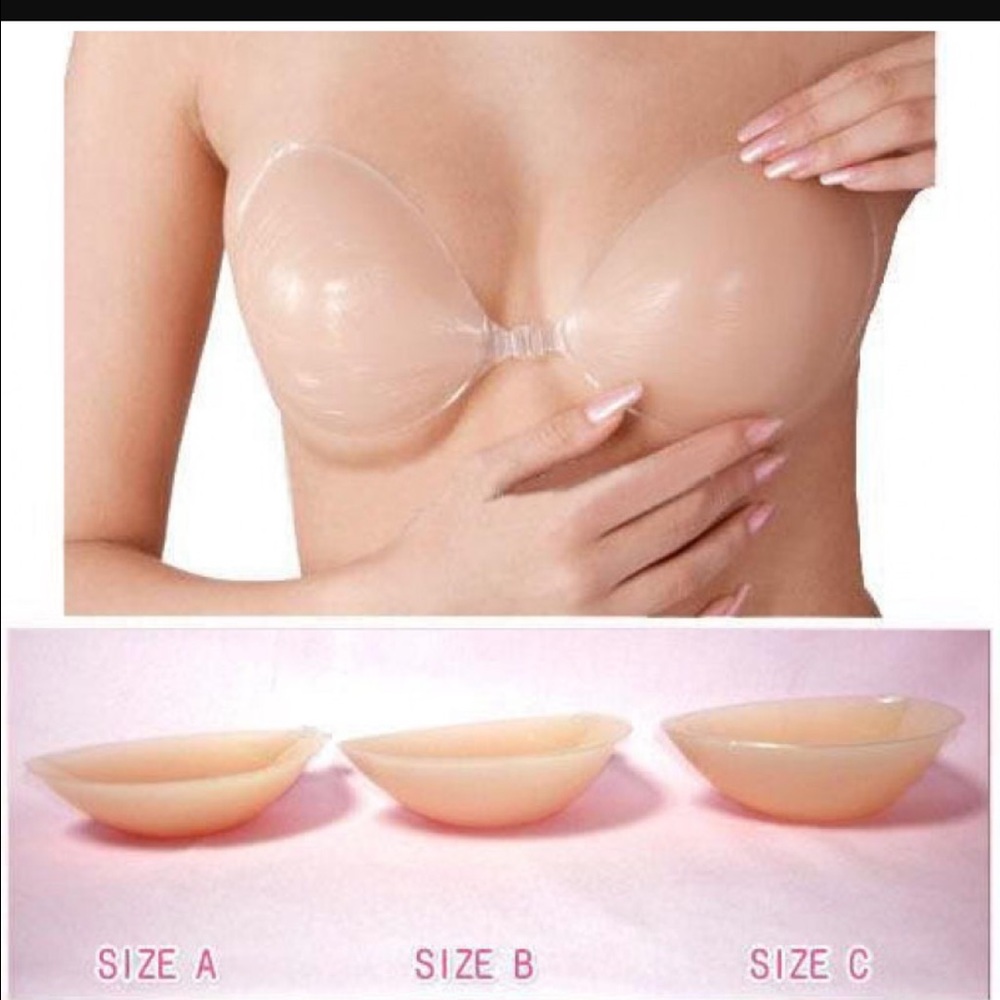 Silicone strapless Bra