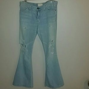 Current elliot flare jeans sz 28