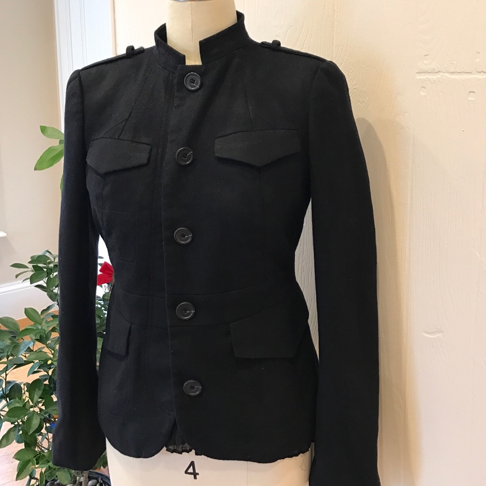 Banana Republic wool military jacket