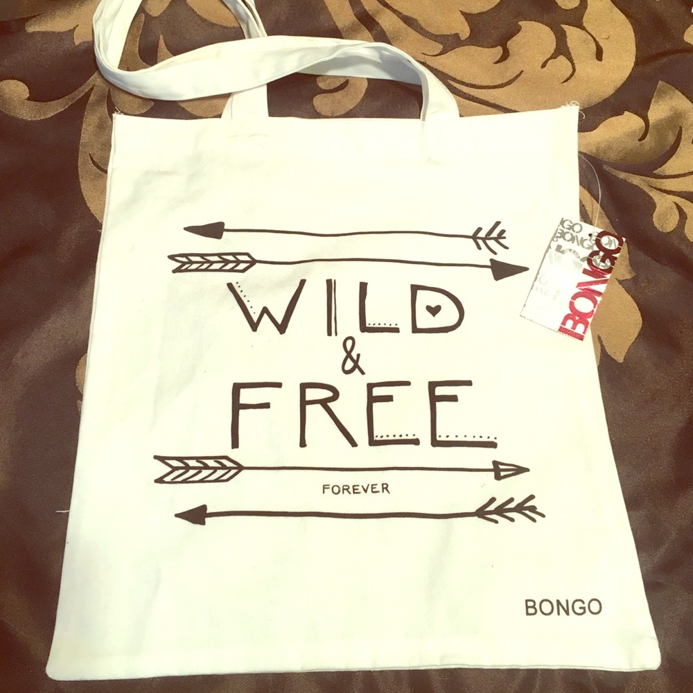 Bongo , wild & free tote