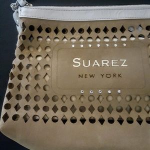 Suarez of New York Suede Geometric Purse