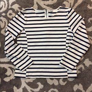 J Crew striped 100% cotton top