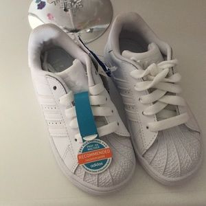 NWT Adidas Ortholite Superstar II Size 25 (US: 8K)