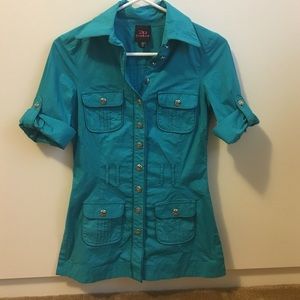 2b bebe button down (xsmall)