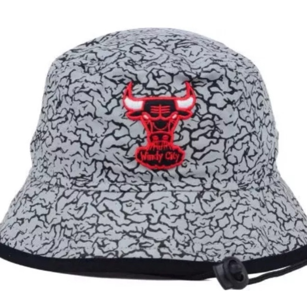 NWT Chicago Bulls Windy City bucket hat gray camo - Picture 3 of 5