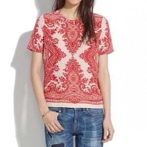 Madewell paisley top