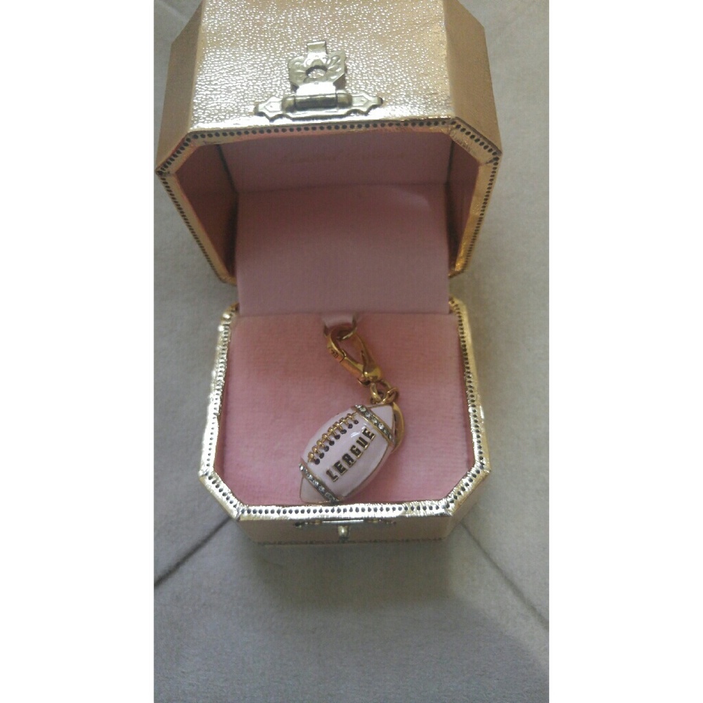 RARE Light Pink Juicy Couture Football Charm