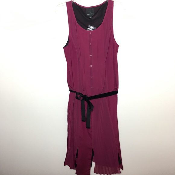 Trouvé ✨2 for 1✨Flapper Style Dress w/ Velvet Belt - Picture 3 of 5