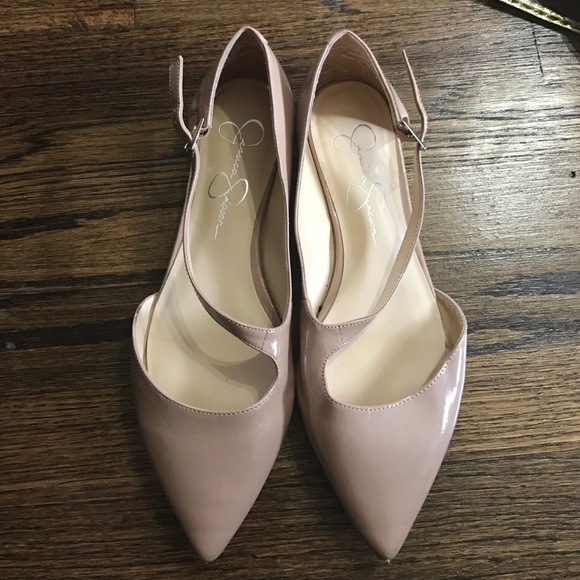Jessica Simpson Shoes - Jessica Simpson nude strappy flats