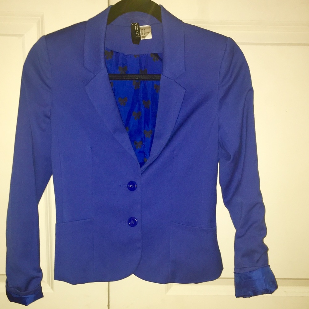 Cobalt blue blazer