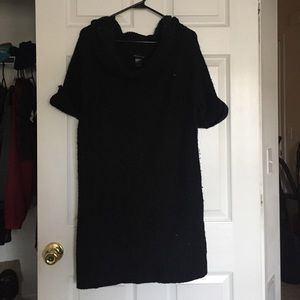 Black sweater dress