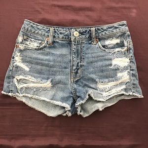High Waisted Jean Shorts