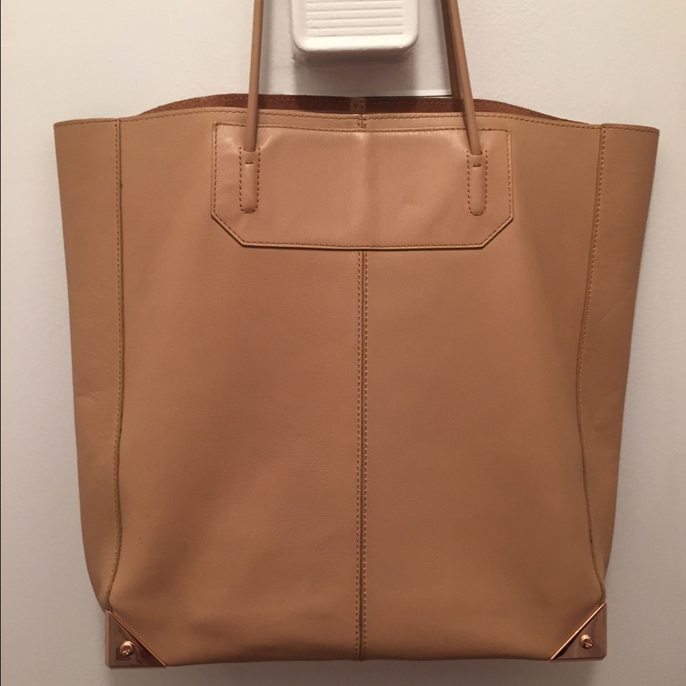 Alexander Wang Prisma Tote in Beige/Rose Gold