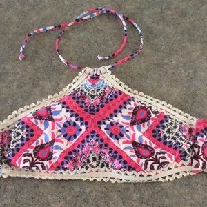 Halter bathing suit too