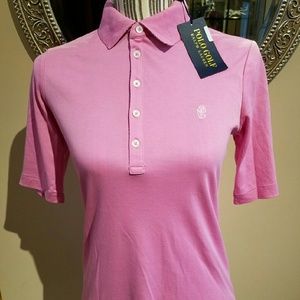 Ralph Lauren 100% Cotton Pink Golf Polo