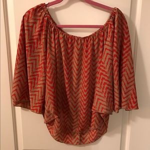 Flowy off the shoulder top