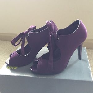 Charlotte Russe Purple Heels