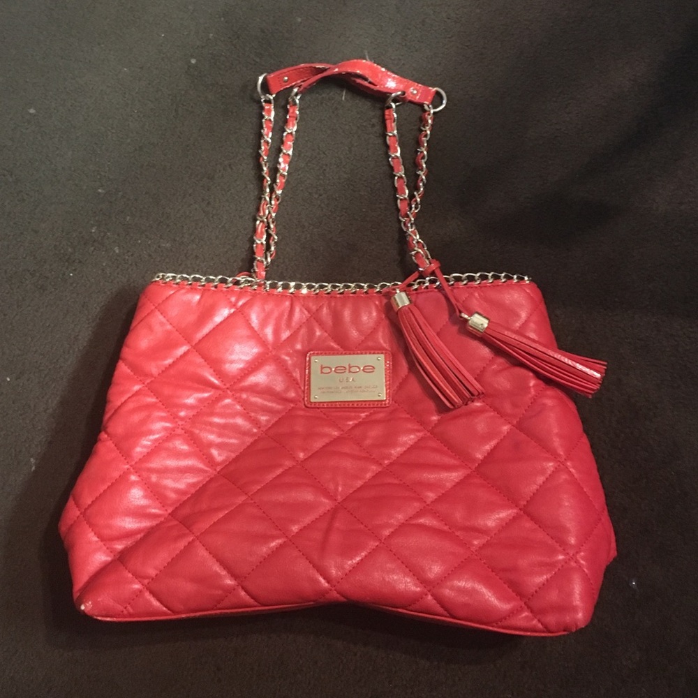 Red Bebe Purse