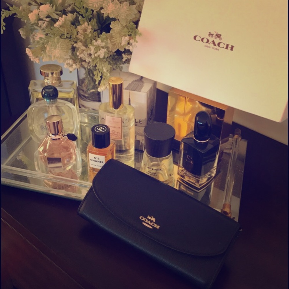 Coach Black Leather Wallet