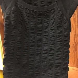 Black short sleeve top