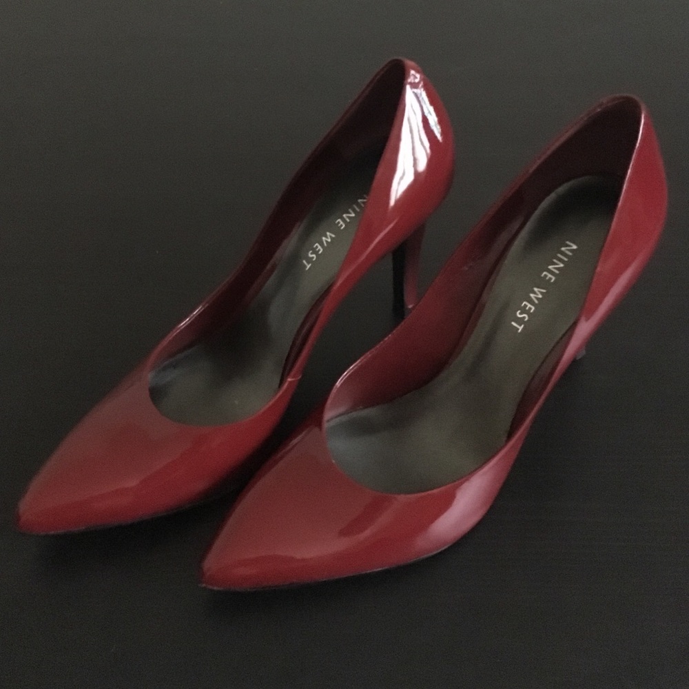 Nine West Maroon Pumps Size 5
