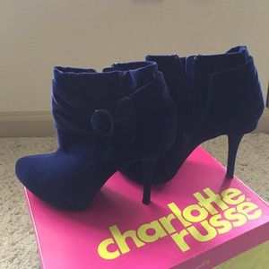 Charlotte Russe Blue Heels