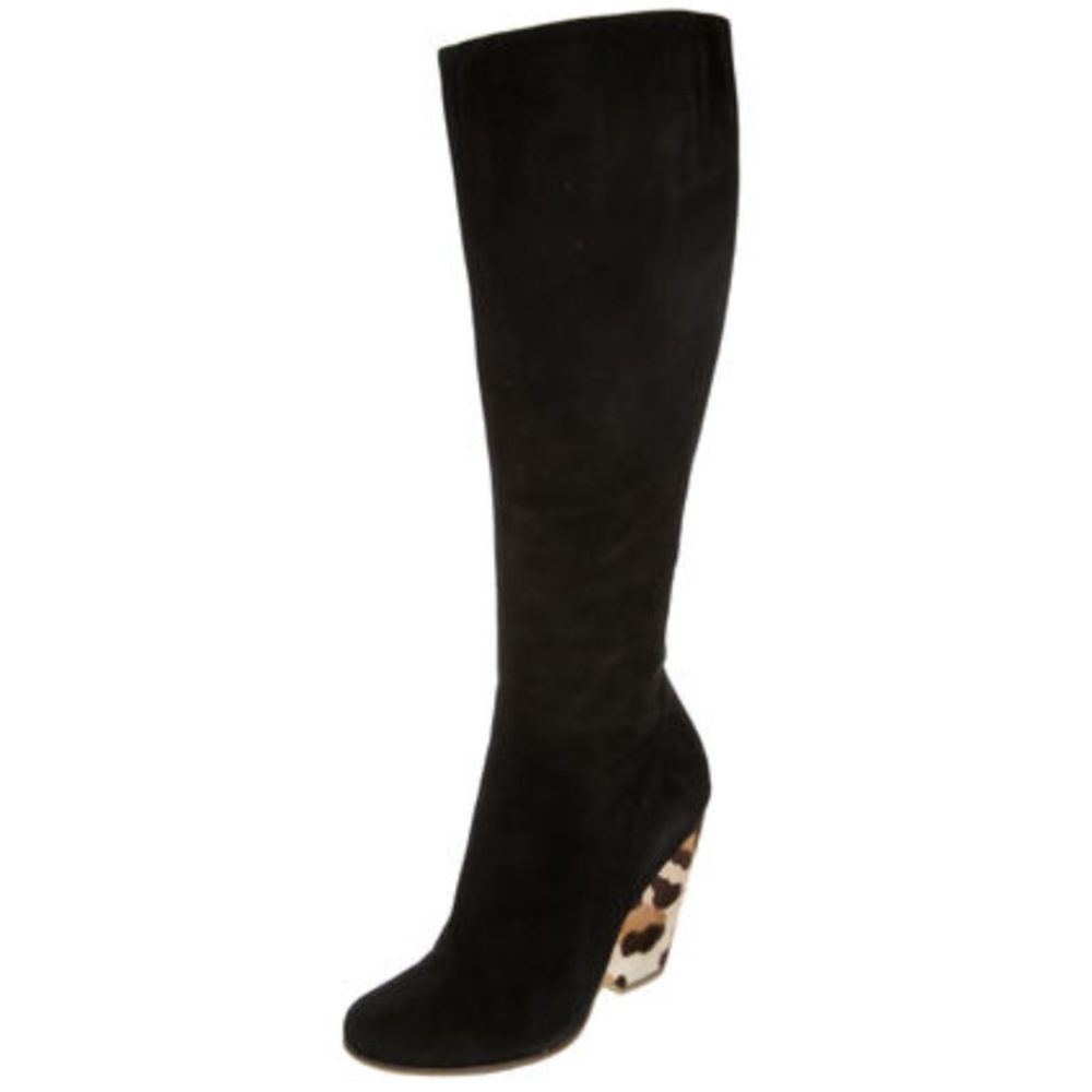 Giuseppe Zanotti Suede Wedge Boots Size 10 - Picture 2 of 12