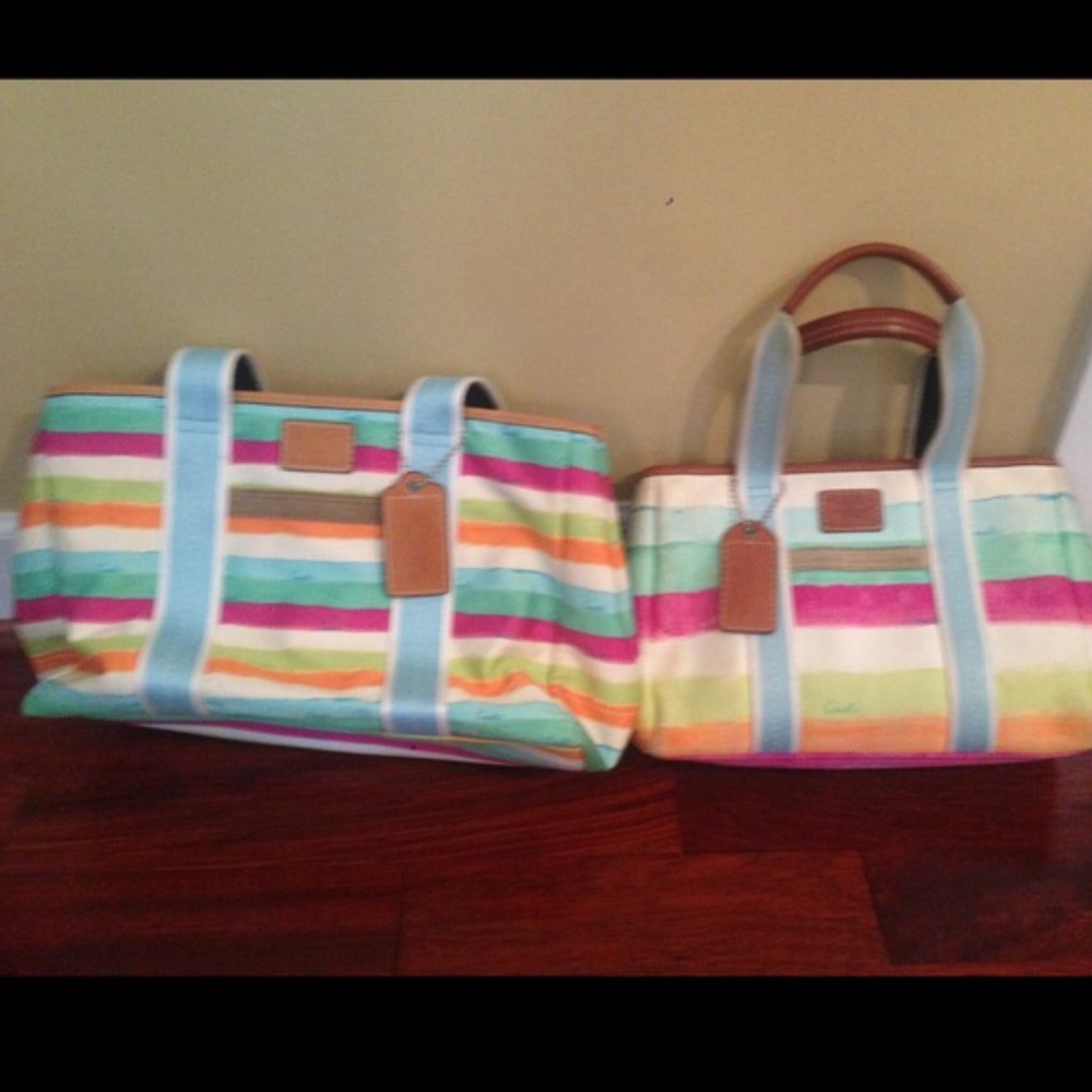 Small Rainbow Coach Purse