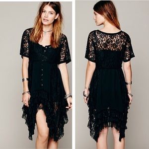 NWT free people lace prairie dress