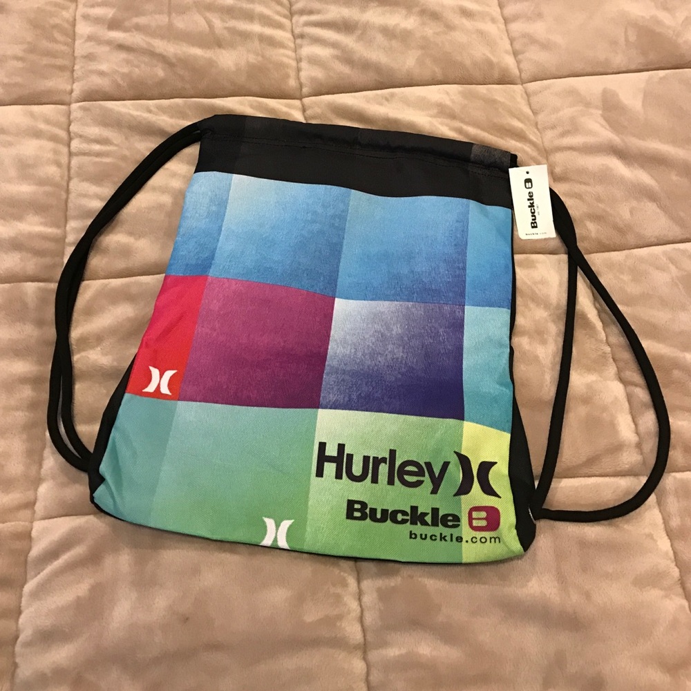 NWT Hurley Drawstring Bag!