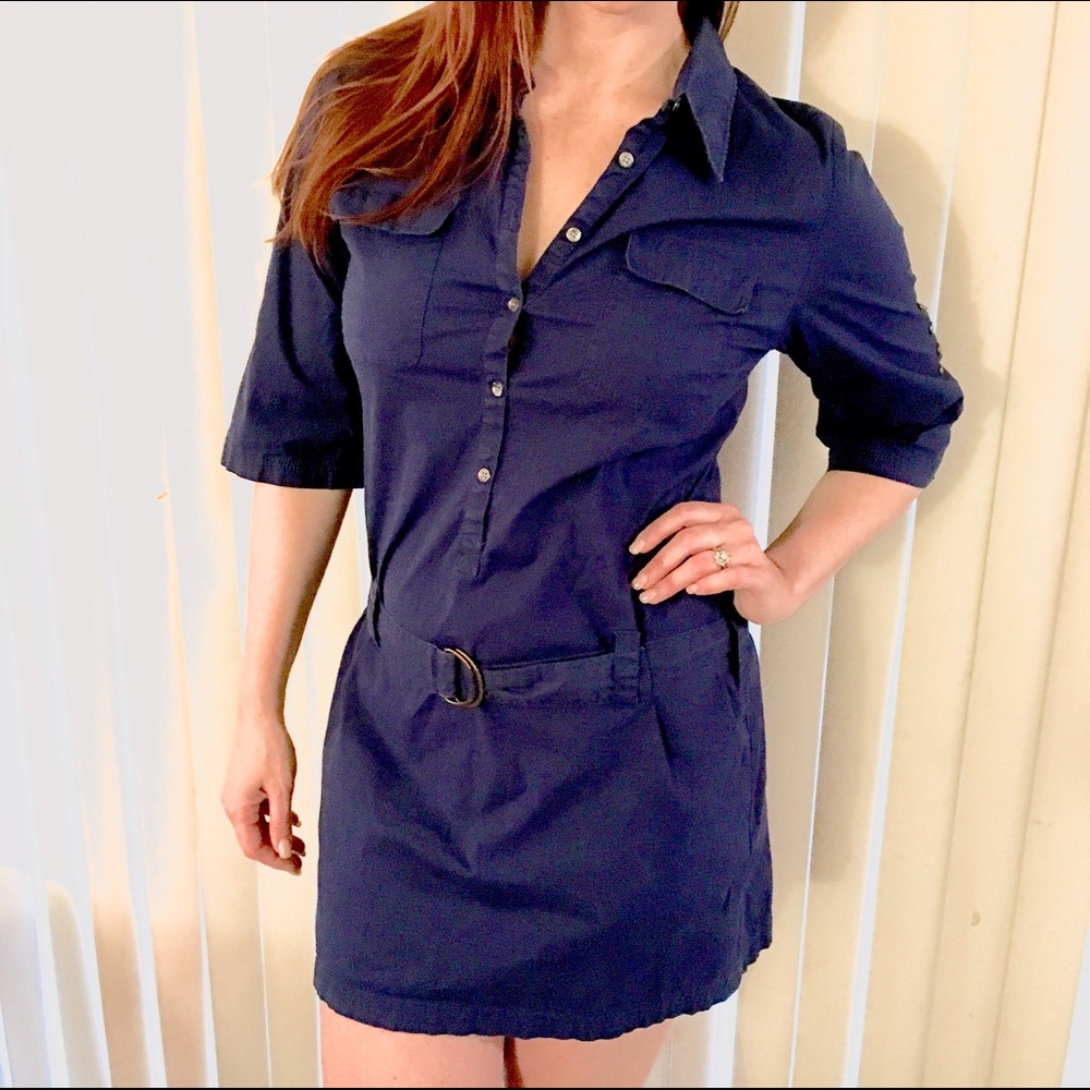 Kenneth Cole Reaction Shirt Dress w/ Belt