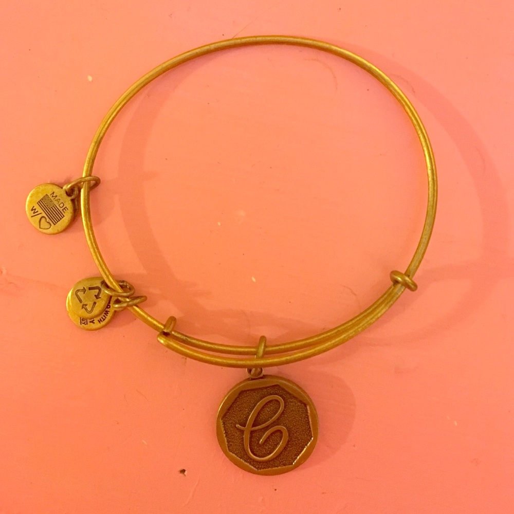Alex and Ani "C" bracelet