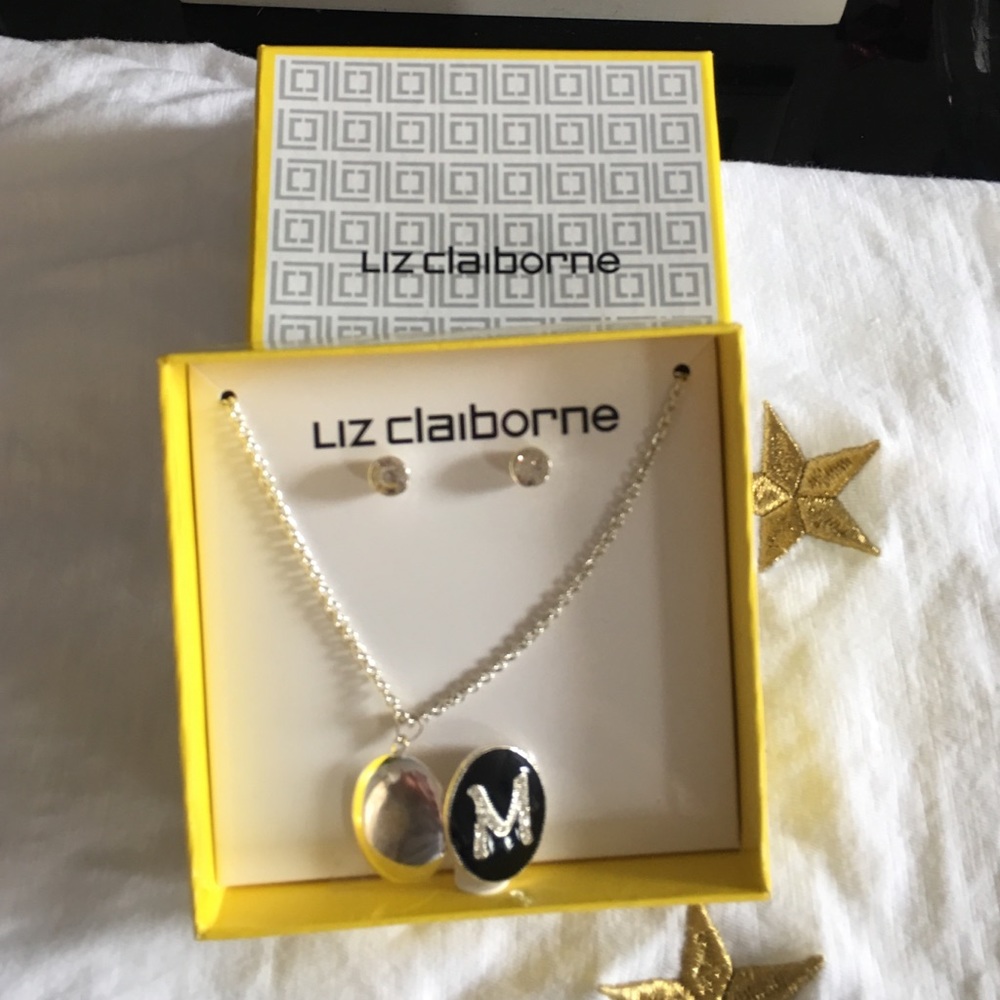 Earrings and necklace