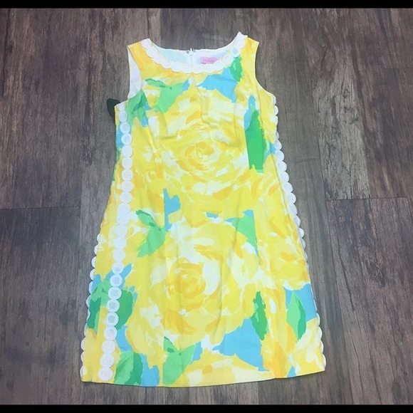 Lilly Pulitzer Dresses & Skirts - Lilly Pulitzer Shift in Yellow First Impressions