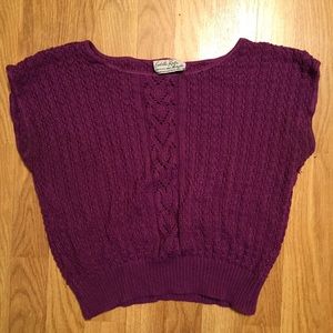ADORBS Vintage Purple Knit Top