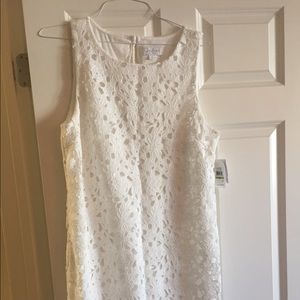 Jessica Simpson White Lace Dress